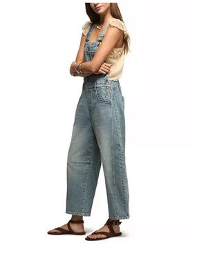 Lucky Brand Barrel Overalls in Stay Out Wash Size XL NWT